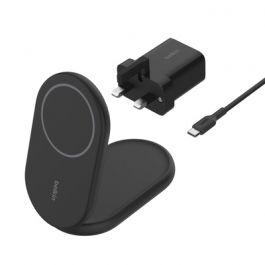 BELKIN - WIRELESS CHARGER - QI2 - MAGNETIC FOLDABLE - BLACK