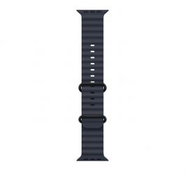 49mm Navy Ocean Band - Black Titanium Finish