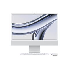 24-inch iMac with Retina 4.5K display: Apple M3 chip with 8‑core CPU and 10‑core GPU, 256GB SSD, English/Arabic Keyboard - Silver