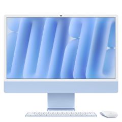 24" iMac with Retina 4.5K display: M4 chip, 16GB RAM, 256GB SSD with 8‑core CPU and 8‑core GPU, English Keyboard - Blue