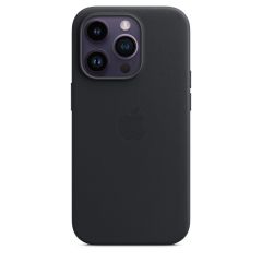 iPhone 14 Pro Leather Case with MagSafe - Midnight