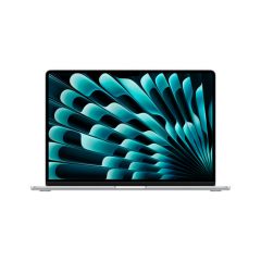 15" MacBook Air: M3 chip, 24GB RAM, 512GB SSD with 8-core CPU and 10-core GPU, Arabic/English Keyboard - Silver (2024 - Model)